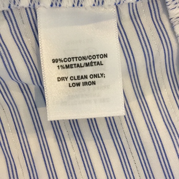 Lafayette 148 Blue Pinstripe Dress - Picture 9 of 9